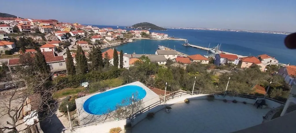 Apartment In Kali With Sea View, Balcony, Air Conditioning, Wi-Fi 0*,