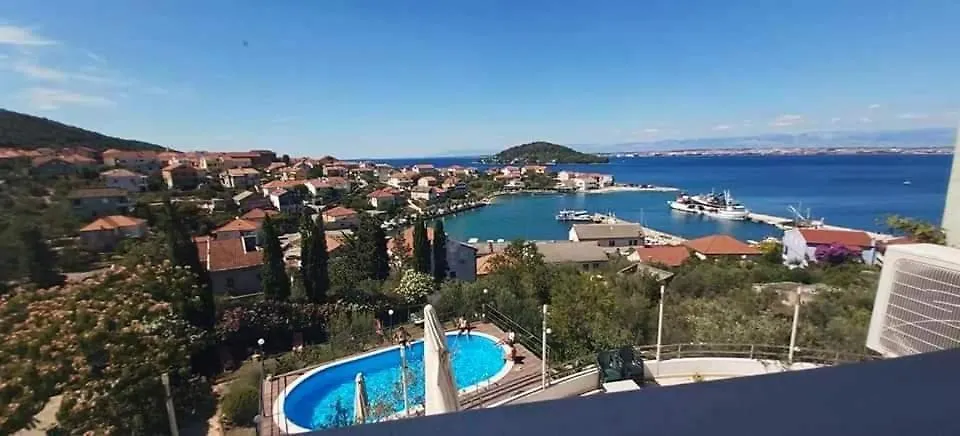Apartment In Kali With Sea View, Balcony, Air Conditioning, Wi-Fi